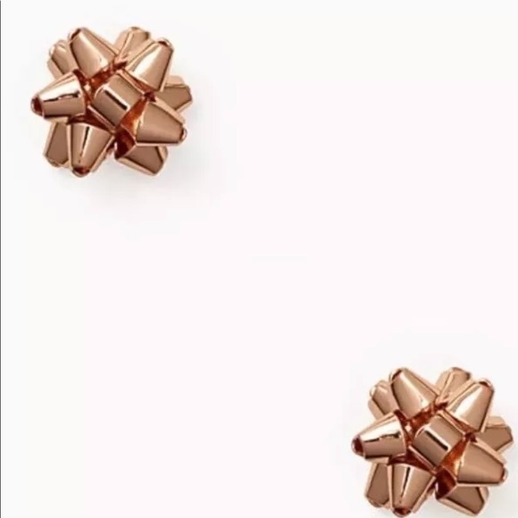 New Kate Spade bourgeois bow earrings
